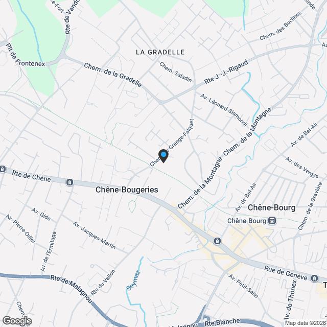 Villa en angle à Chêne-Bougeries - Confort et élégance - Karte