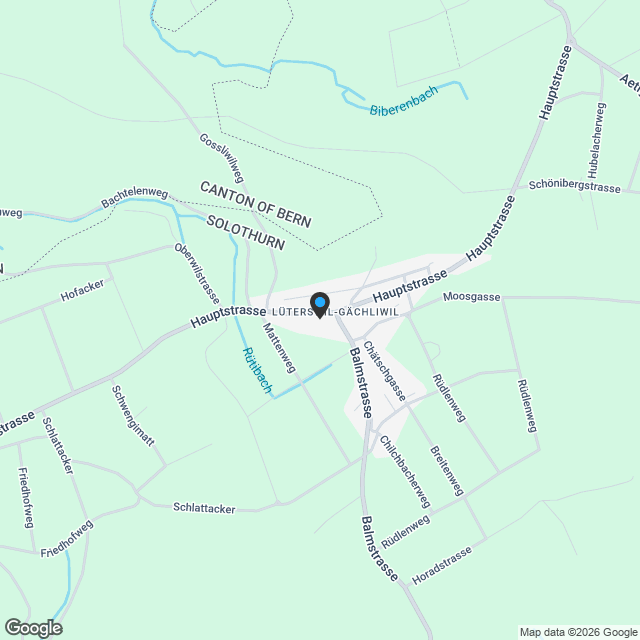 Teaserphase! 4.5 Zimmerwohnung in Lüterswil-Gächliwil - Karte