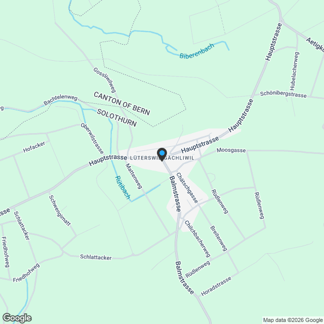 Teaserphase! 6.5 Zimmerwohnung in Lüterswil-Gächliwil - Karte