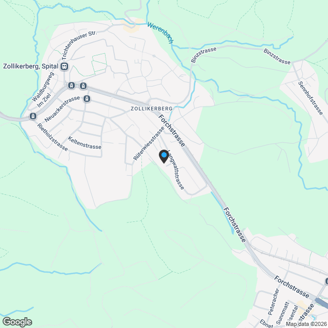 Zollikerberg, Green Silence - «Heute kaufen, morgen einziehen» - Karte