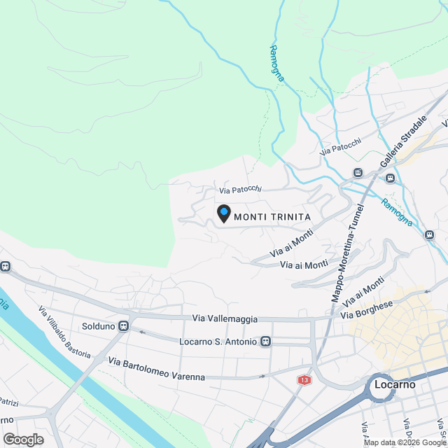 8 A - 4.5 con giardino e piscina condominiale - Residenza Lumino Locarno Monti - Karte