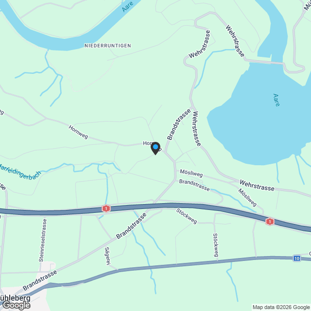 IN GOLATEN (BE) - Wie im Einfamilienhaus - Duplex-Gartenwohnung mit Aussicht - Karte