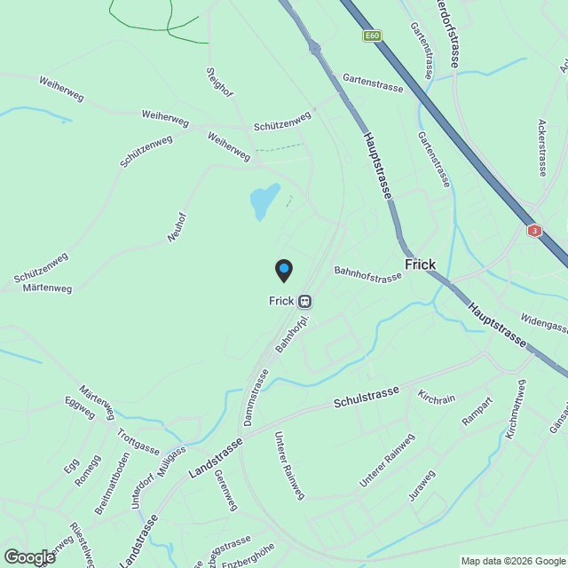 Letzte Attikawohnungen im Neubauprojekt Lammet Frick - Karte