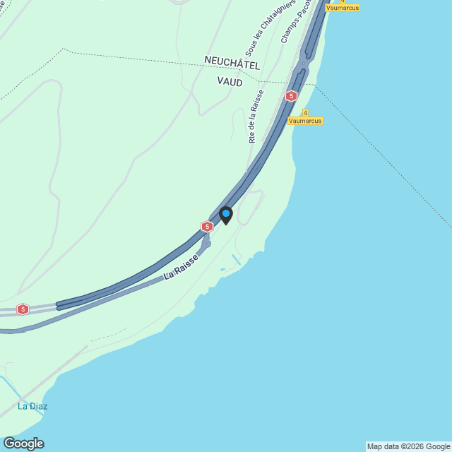 lumineux appartement de 4,5 à proximité du lac - Karte