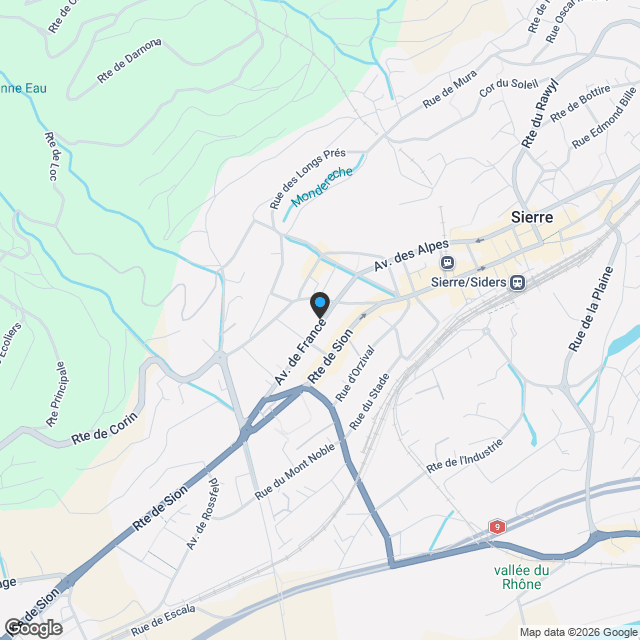 Spacieux 3,5 pces duplex Rez de jardins - Centre ville - Karte