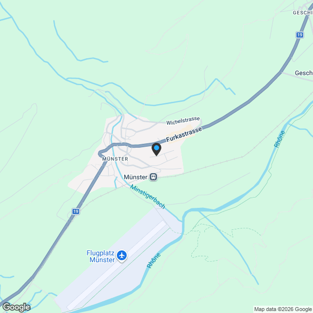 Ihr Traumhaus im Herzen des Goms - Neubauparzellen in Münster VS - Karte
