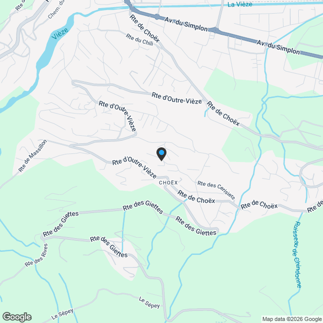 Villa individuelle de 4,5 pièces avec belle vue sur la plaine. - Karte