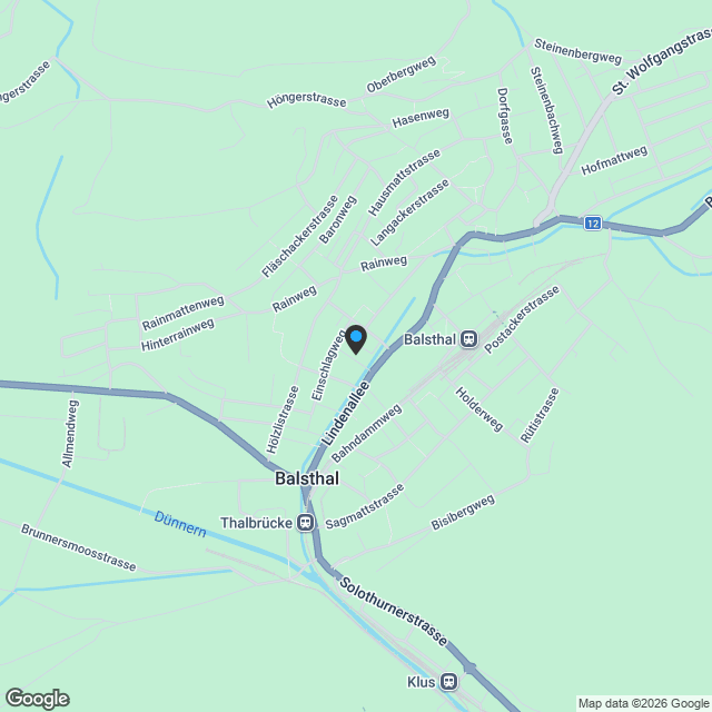 8.5-Zi-Haus, auch als Mehrgenerationenhaus nutzbar, auf 1'441 m2 Land mit Baulandreserve - Karte