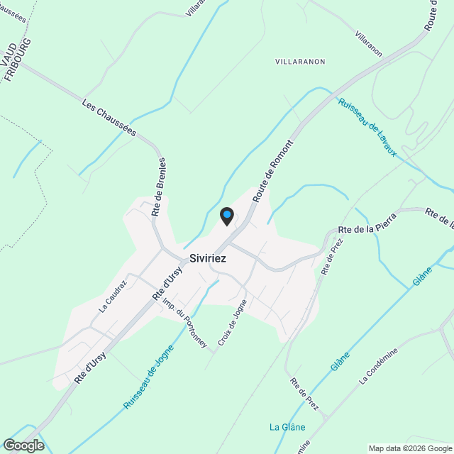 Promotions de 25 appartements du studio au 5.5 pièces à vendre à Siviriez - Karte