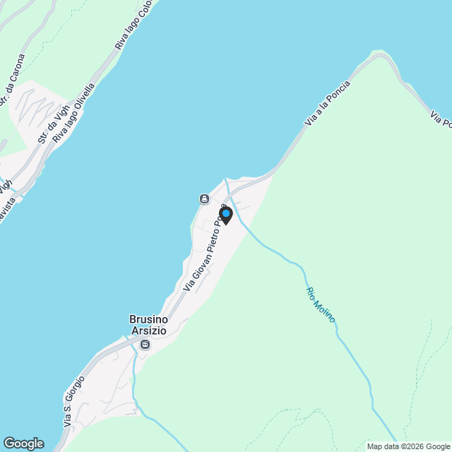 ATTICO 4.5 LOCALI CON TERRAZZE VISTA LAGO A BRUSINO ARSIZIO - Karte