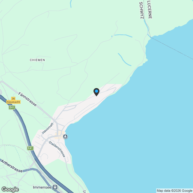 Luxuriöse 3.5 Zi.-Attika-Terrassenwohnung mit grandioser See- und Bergsicht - Karte