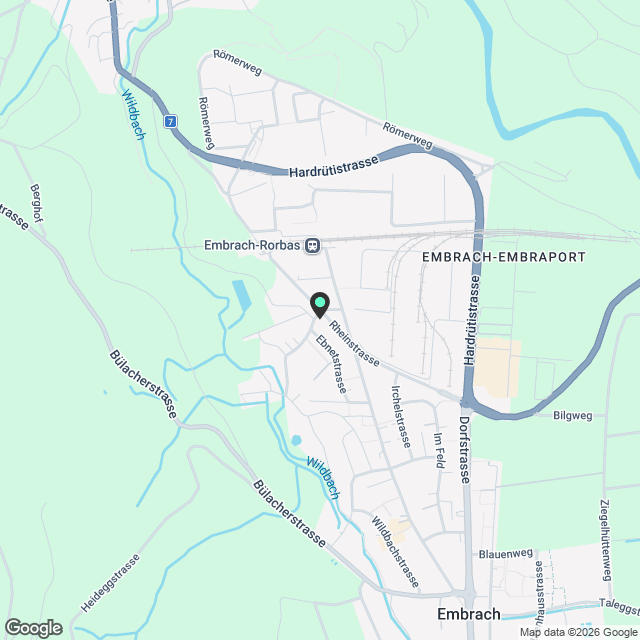 Moderne Neubau Gartenwohnung 2.5-Zimmer-Wohnung in Neubau mit Minergie-Standard - Karte