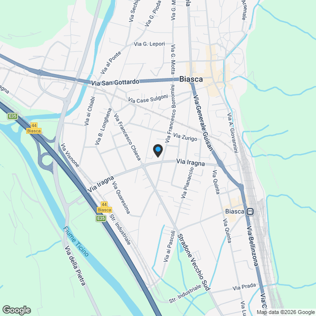 Splendido attico di 6 locali con vista panoramica a Biasca - Karte