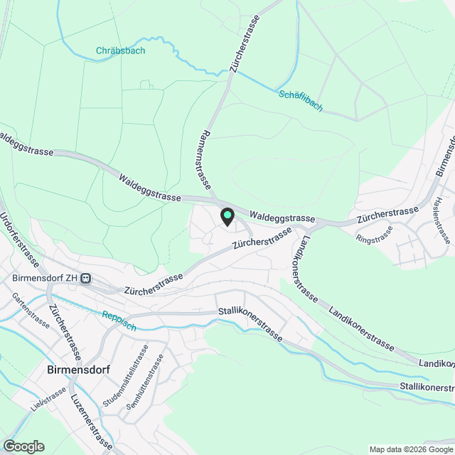 4 ½ Zimmer-Haus, 8903 Birmensdorf - Karte