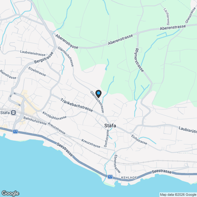 4 1/2-ZIMMER ATTIKAWOHNUNG MIT SEE- UND BERGSICHT, SONNIG, RUHIG, DORFNAH - Karte