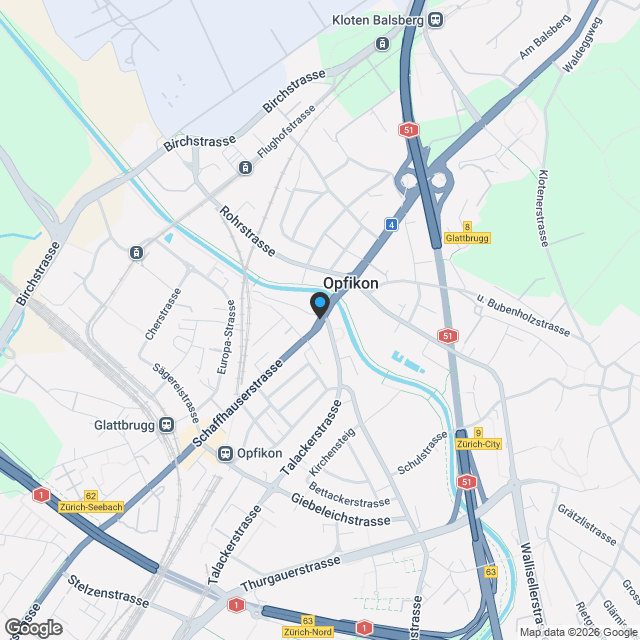 Ihre neue Wohnung, nur 10 Minuten von ZH HB! - Karte