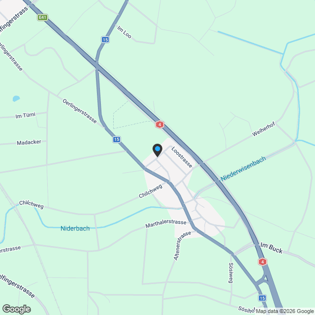 4.5- und 3.5-Zimmer-Neubauwohnung im 1.OG, zwei Balkone, 8461 Oerlingen - Karte