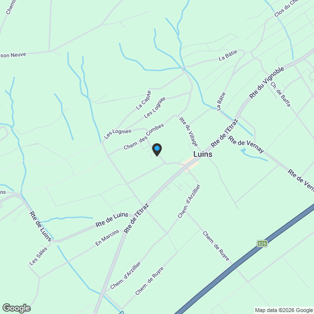 Magnifique appartement de 4,5 pièces avec vue imprenable à Luins - Karte