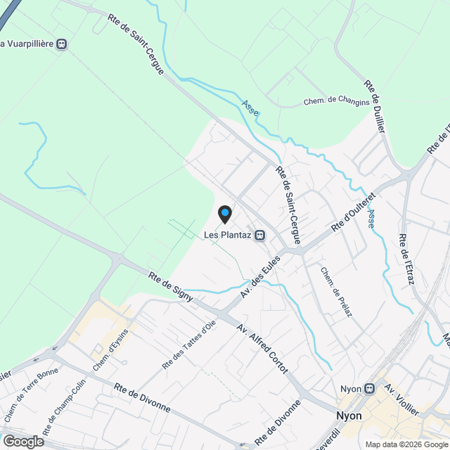 Villa moderne de 4,5 pièces avec jardin à Nyon - Karte