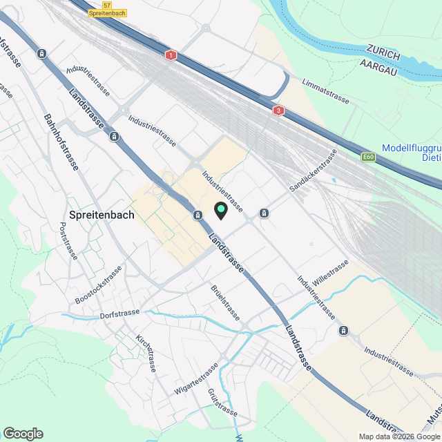 Möblierte Apartments mit Madrid Flair  direkt im grössten Shoppingcenter der Schweiz! - Karte