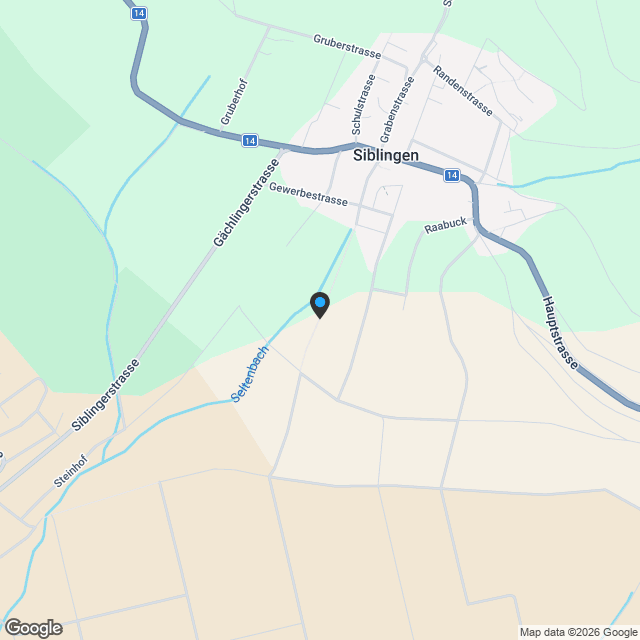 Modernes 7.5-Zimmer-Einfamilienhaus in ruhiger Lage von Siblingen - Karte
