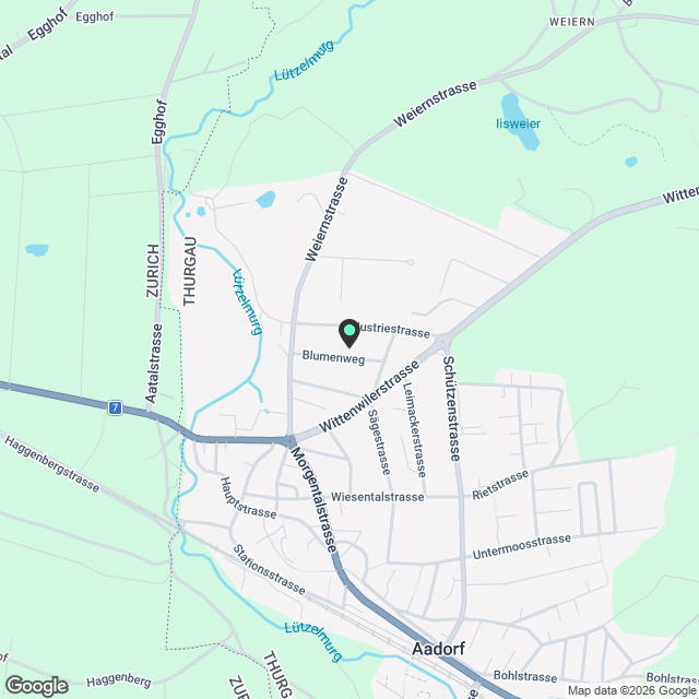 Moderne 3.5-Zimmer-Wohnung in Aadorf - Neubau mit Minergie-Standard - Karte