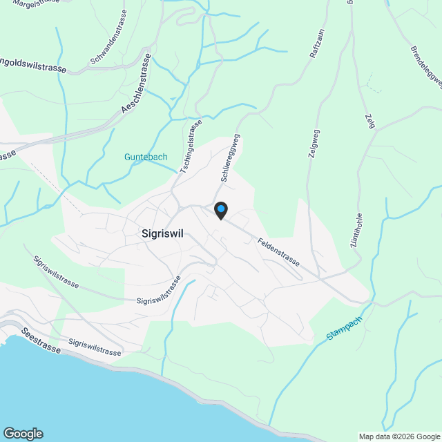 Traumhaftes 5½-Zimmer-EFH mit Seesicht & Bergpanorama - Karte