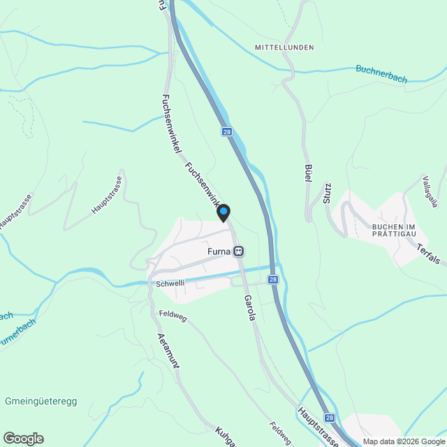 Ihre Traumwohnung in Pragg-Jenaz nahe Klosters/Davos - Karte