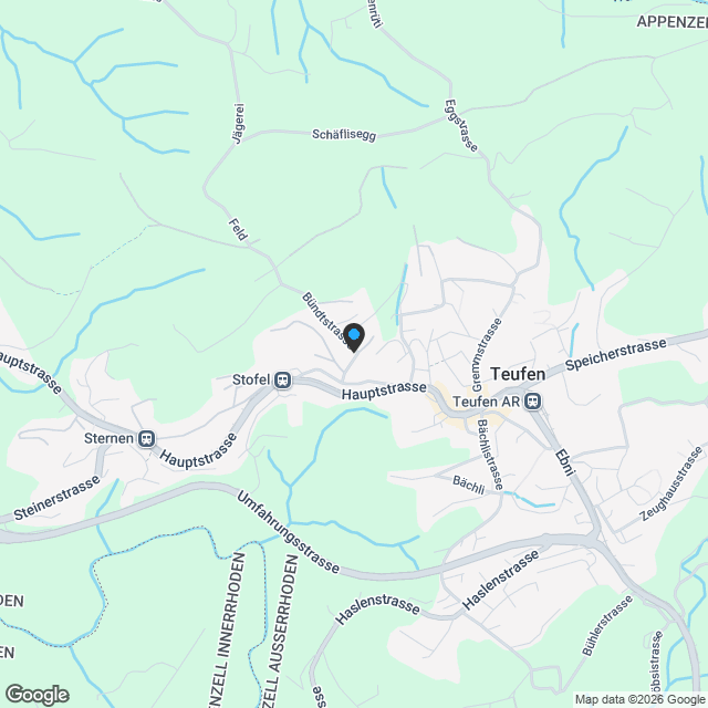 Wohngenuss pur: 4 1/2 Zi.-Gartenwohnung mit Traumausblick auf Alpstein - Karte