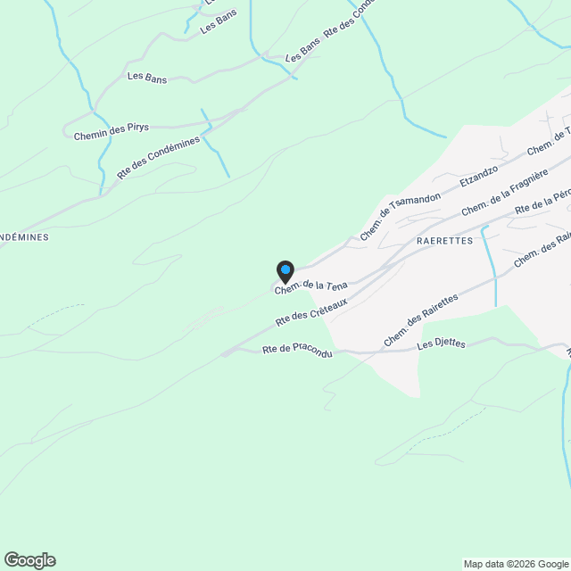 Chalet B 4,5 pces ? Résidence principale d'exception à Haute-Nendaz - Karte