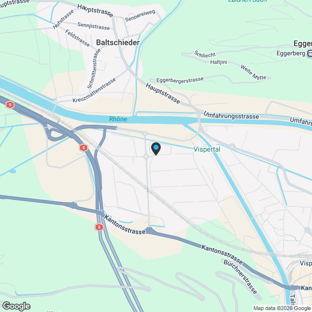 Ihr neues Zuhause in Visp-West: Moderne 3.5-Zimmer-Wohnung - Karte