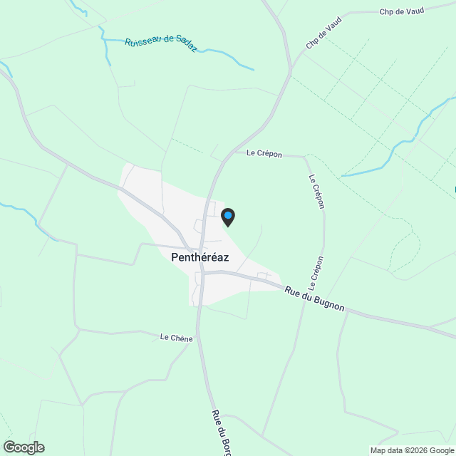 Villa individuelle de 5.5 pièces à Penthéréaz - Karte