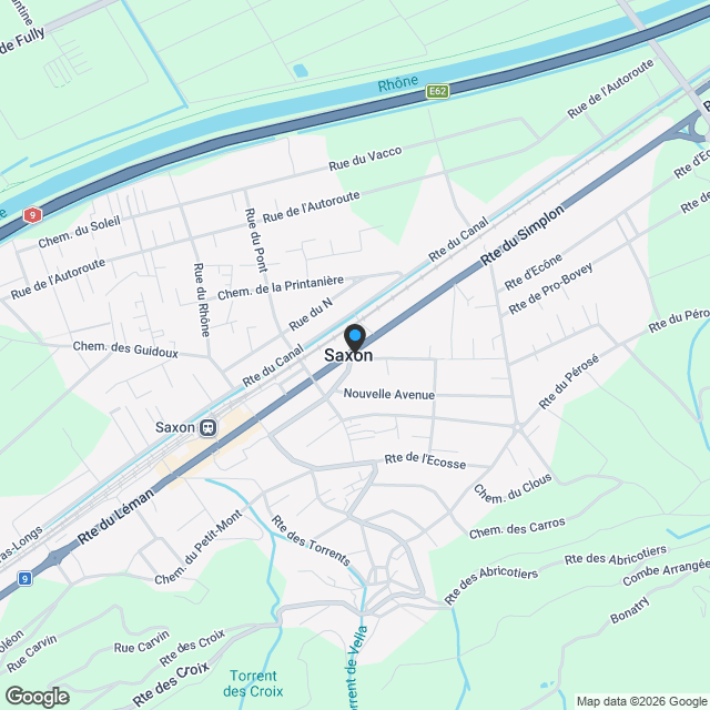 RARE : Splendide 4,5 pièces neuf dans un cadre idéal à Saxon ! - Karte