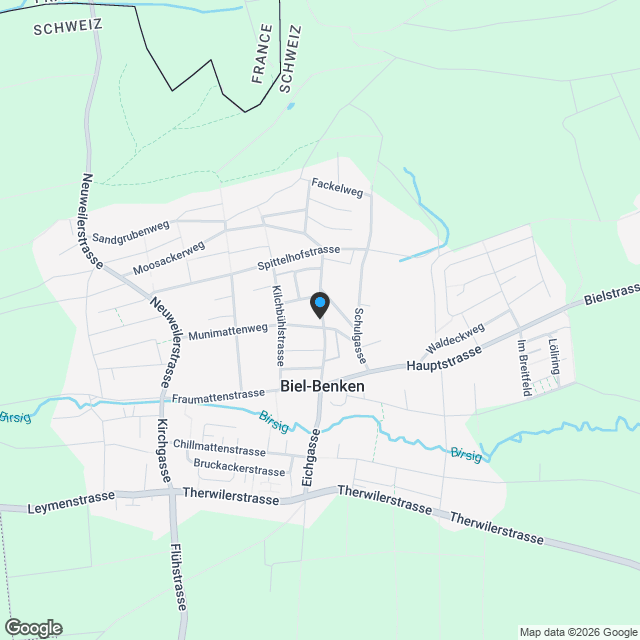 Stilvolles Wohnen mit höchsten Ansprüchen – elegante Neubauwohnung im 1. Obergeschoss in Biel-Benken - Karte