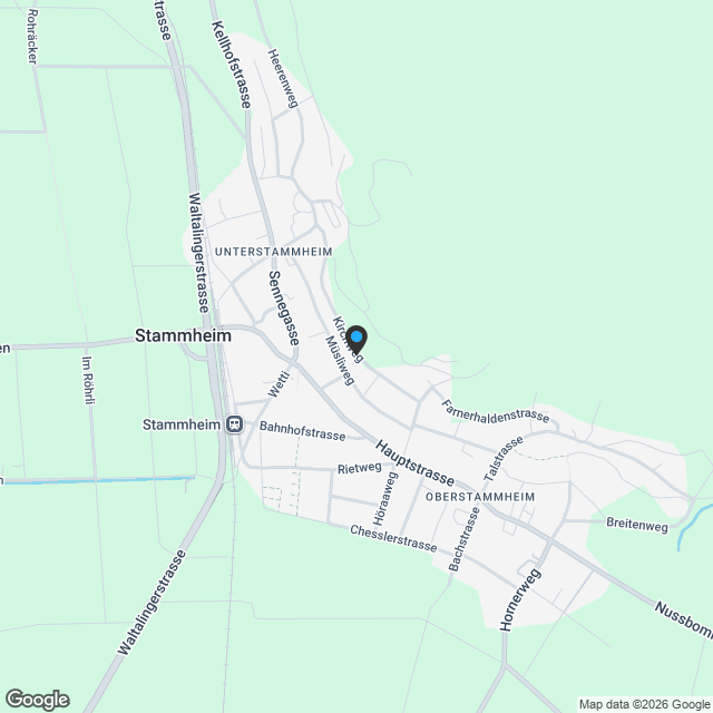 Moderne 2.5-Zimmer-Neubau-Wohnung an bester, ruhiger Lage am Rebhang in Stammheim - Karte