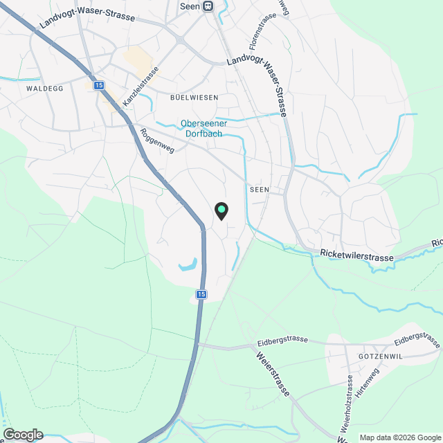 Exklusive 3.5-Zimmer-Wohnung in Winterthur-Seen! - Karte