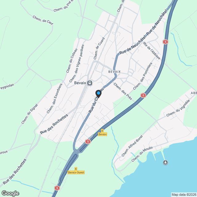 Résidence du Château - Superbe appartement de 4.5pcs - Unité G - Karte