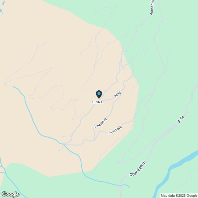 Charmantes altes Walserhaus in Tenna ab Platz zu verkaufen - Karte