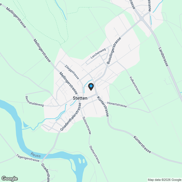 6 1/2-Zimmer-Doppeleinfamilienhaus mit nutzbarer Landfläche - Karte