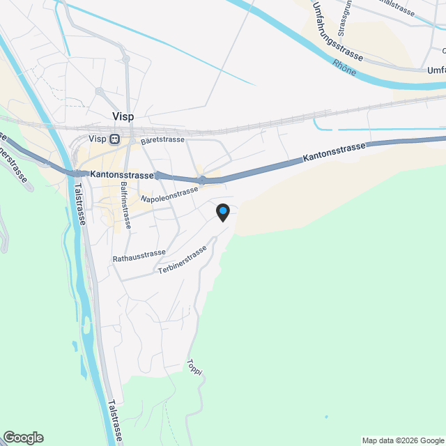 Einmalig wohnen, dauerhaft geniessen - Weingartenweg 26-30, Visp - Karte