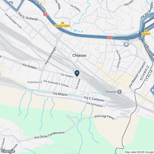 Chiasso : 2.5 locali al PT - Moderno con terrazzo - Karte