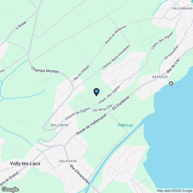 Villa d'architecte avec vue panoramique sur le lac et les montagnes - Karte