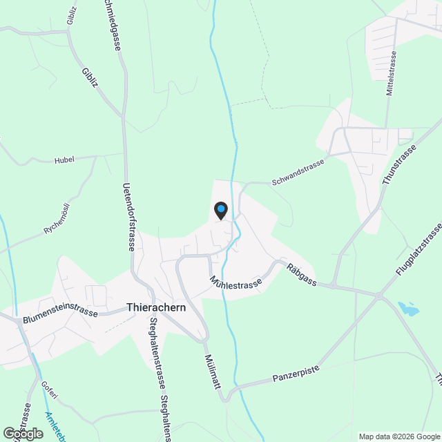 Moderne 2.5-Zimmer-Neubau-Wohnung in Thierachern - Karte