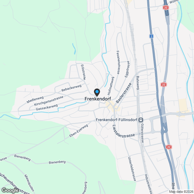 Exklusives 6.5-Zimmer-Einfamilienhaus – frisch kernsaniert in Frenkendorf - Karte