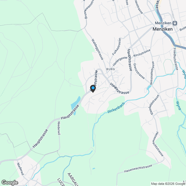 3 1/2 Zimmer Haus in Burg - Karte