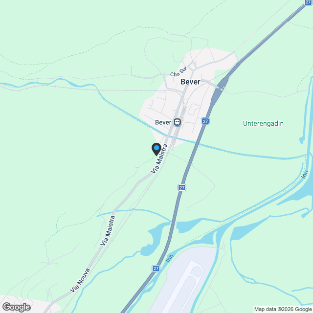 Luxuriöse 4.5-Zimmer-Parterrewohnung in Bever - Erstbezug 2026 - Karte