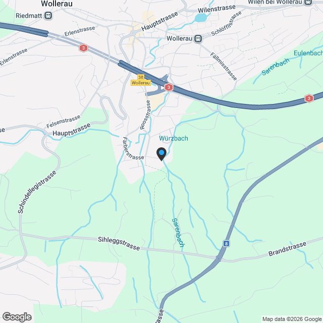 Neubau: exklusive Attika-Maisonette an begehrter Lage in Wollerau - Karte