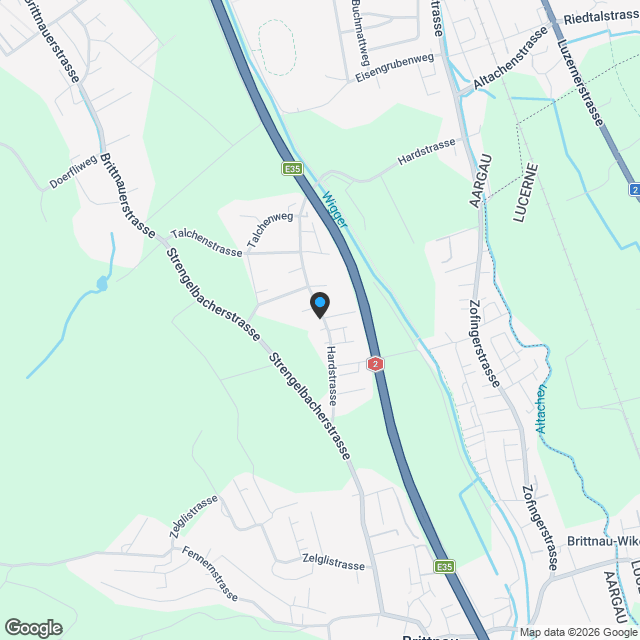 Nachhaltig gebaut – modern gelebt: Ihr neues Zuhause in Brittnau - Karte