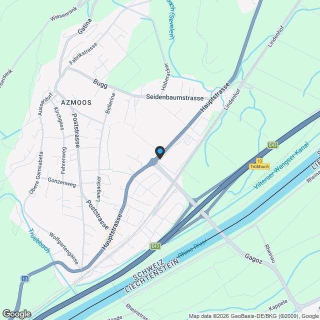 Sonnige 2.5-Zimmer-Wohnung mit Balkon - Karte