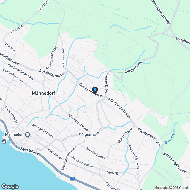 Maisonette-Dachwohnung mit Seesicht - Wohnen über den Dächern von Männedorf - Karte